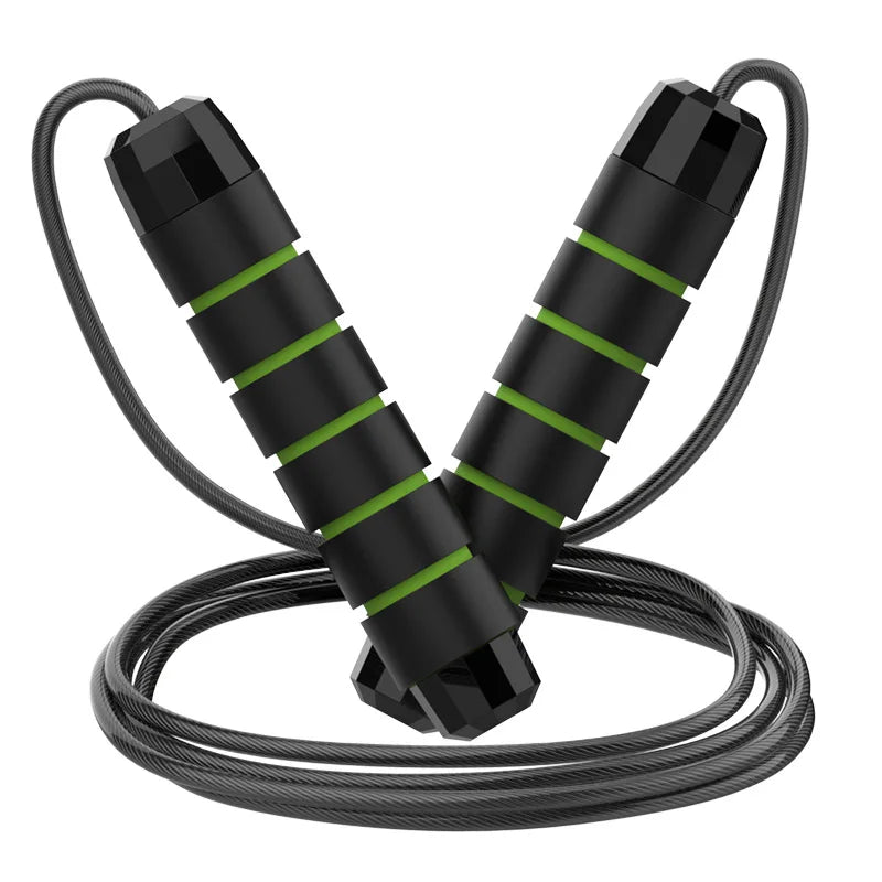 Adjustable Speed Jump Rope – Steel Wire Skipping Rope for Cardio, Fat Burn & Home Workouts