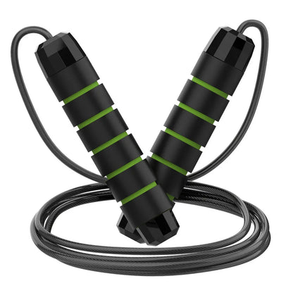 Adjustable Speed Jump Rope – Steel Wire Skipping Rope for Cardio, Fat Burn & Home Workouts