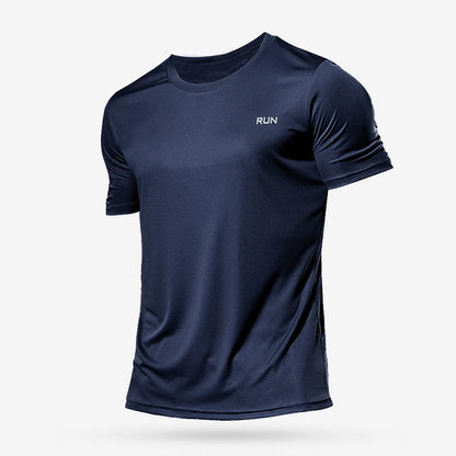 Men’s Quick-Dry Compression Sports T-Shirt – Breathable Running, Gym & Training Shirt