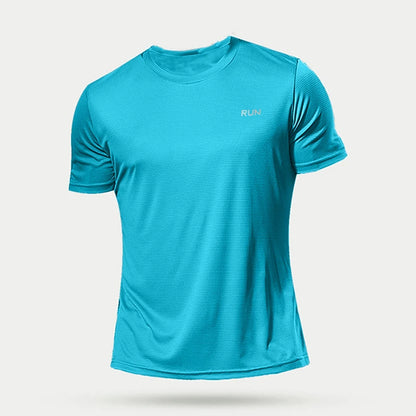 Men’s Quick-Dry Compression Sports T-Shirt – Breathable Running, Gym & Training Shirt