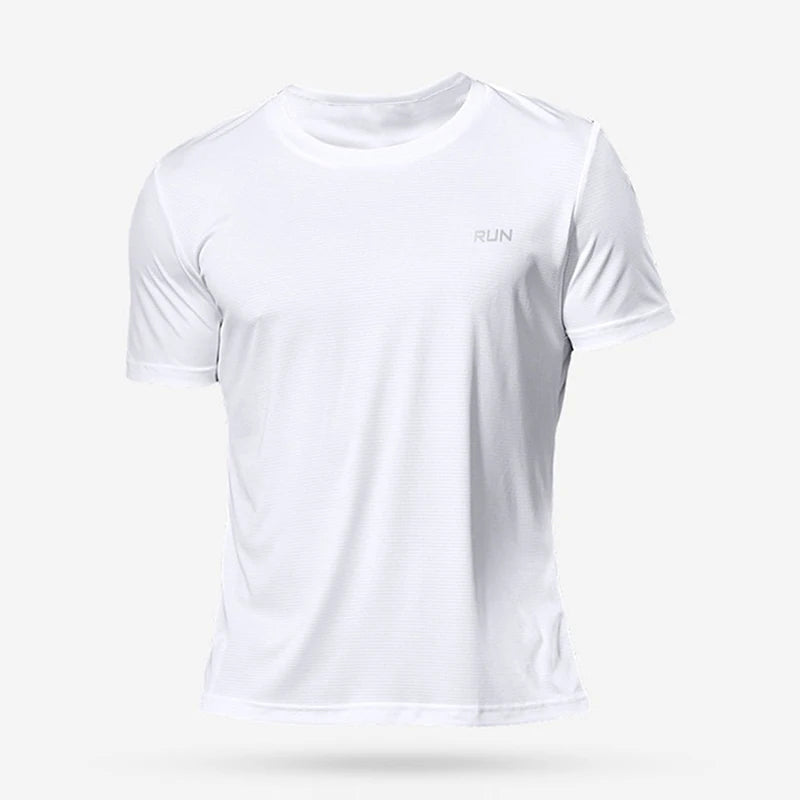 Men’s Quick-Dry Compression Sports T-Shirt – Breathable Running, Gym & Training Shirt