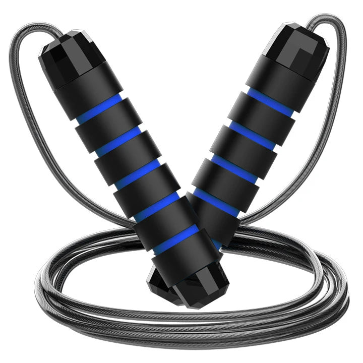 Adjustable Speed Jump Rope – Steel Wire Skipping Rope for Cardio, Fat Burn & Home Workouts