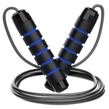 Adjustable Speed Jump Rope – Steel Wire Skipping Rope for Cardio, Fat Burn & Home Workouts
