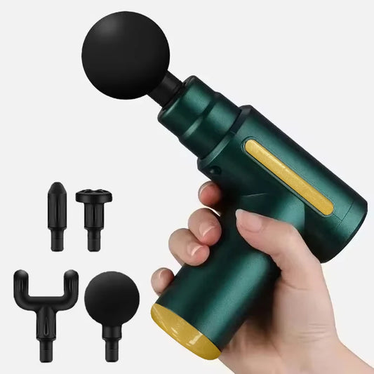 Portable Deep Tissue Massage Gun – 6-Speed Muscle Massager for Back, Neck & Full Body Recovery (USB Rechargeable)