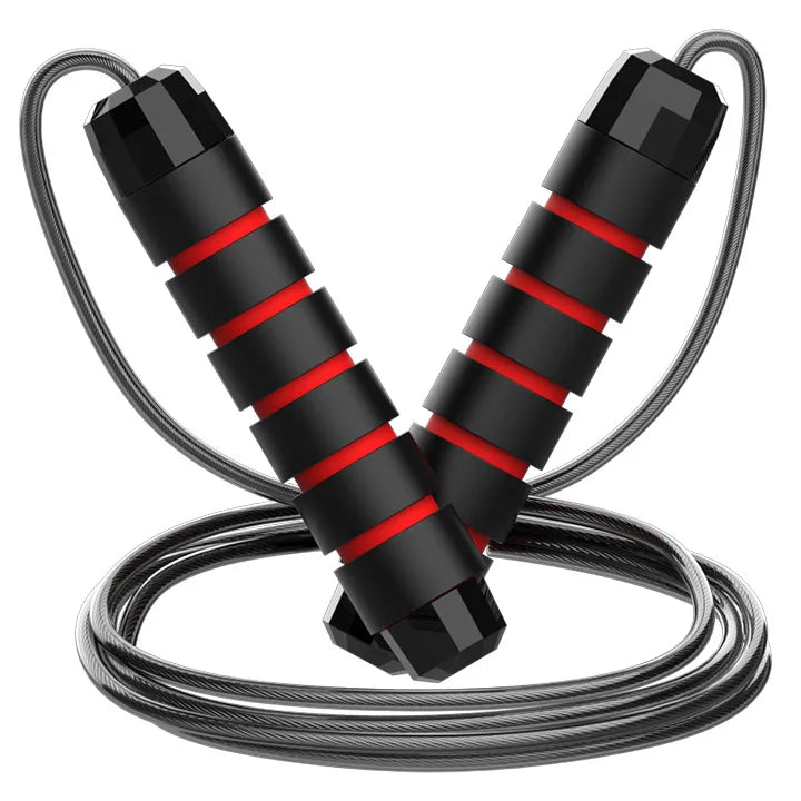 Adjustable Speed Jump Rope – Steel Wire Skipping Rope for Cardio, Fat Burn & Home Workouts