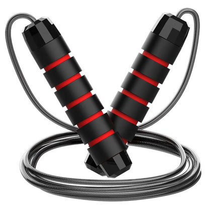 Adjustable Speed Jump Rope – Steel Wire Skipping Rope for Cardio, Fat Burn & Home Workouts