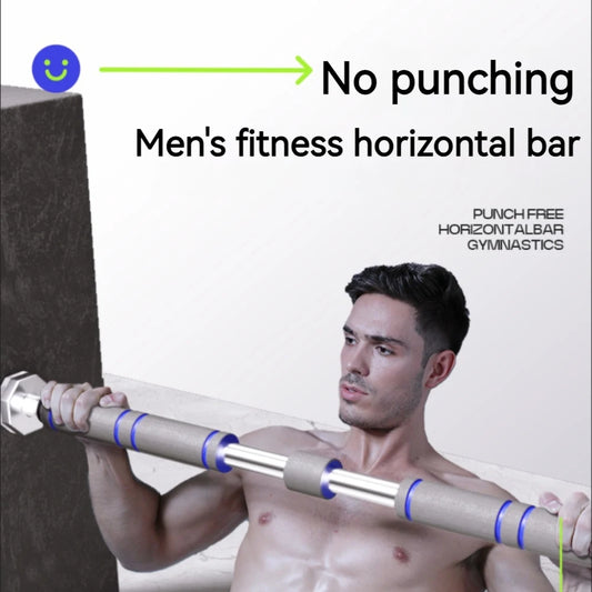 Adjustable Doorway Pull-Up Bar – Heavy-Duty Telescopic Chin-Up Bar with Non-Slip Grip for Home Gym Strength Training