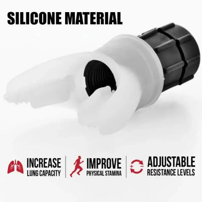 1Pcs Breathing Exercise for Lungs Portable Breath Fitness Exerciser Device Endurance Workout with Adjustable Resistances