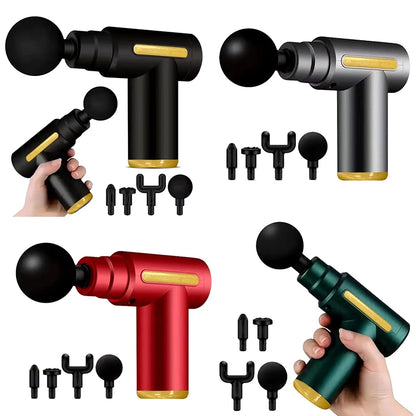 Portable Deep Tissue Massage Gun – 6-Speed Muscle Massager for Back, Neck & Full Body Recovery (USB Rechargeable)